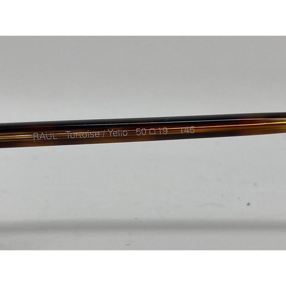 Vintage Fratelli Lozza Raul Eyglasses ~ Tortoise Yellow - Made in Italy - Picture 5 of 8